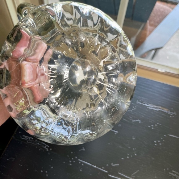 STERLING SILVER OVERLAY, CLEAR GLASS, WATER PITCHER WITH 3 MATCHING GLASSES. - Picture 7 of 16